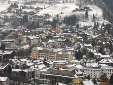 Oblast Gastein - část městečka Bad Hofgastein