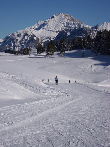 Gastein a běžkaři