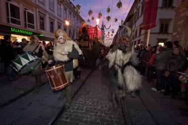 Rakouský průvod čertů Krampuslauf