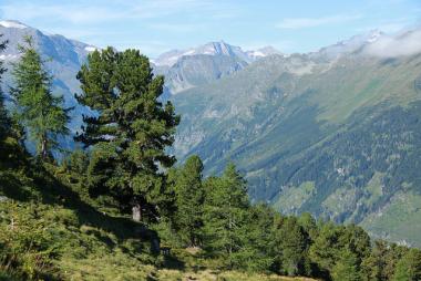 Rakousko a část údolí Gasteiner Tal