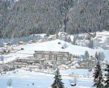 Rakouský hotel Europäischer Hof v zimě