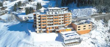 Rakouský aparthotel Schillerhof v zimě