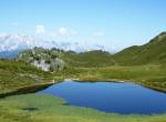 Jezero Paarseen v údolí Gasteiner Tal