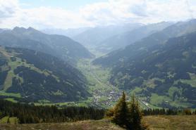 Údolí Gasteiner Tal v létě