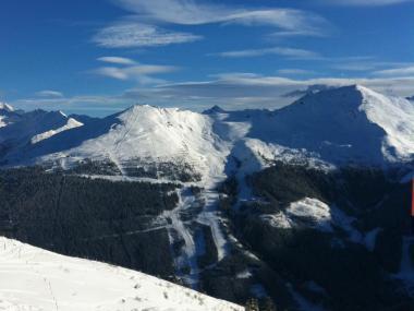 Skizentrum Angertal - sjezdovka na vrcholu Stubnerkogel