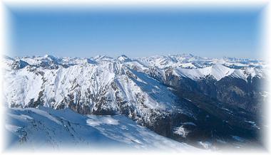 Gasteinertal - zasněžené vrcholky