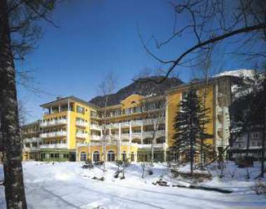 Rakouský hotel Grand Park v zimě